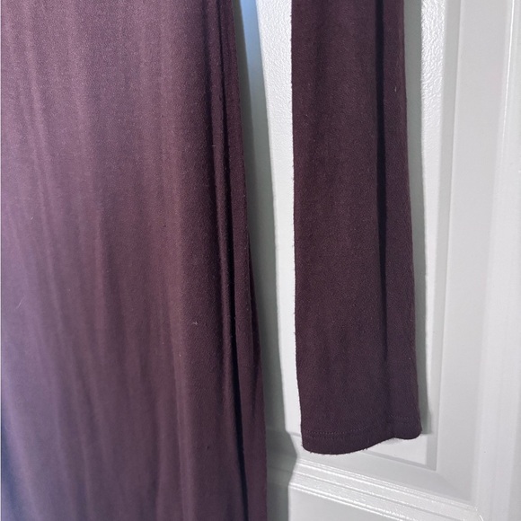 Naked Wardrobe Brown Long Sleeve Midi Dress - Picture 5 of 5